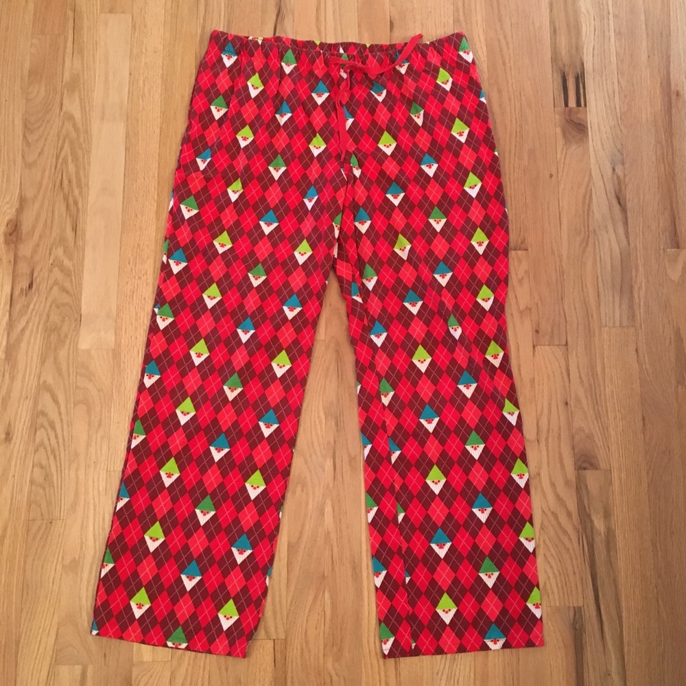 Target printed Santa Christmas pajama pants XXL